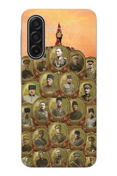 TechTree حافظة سيليكون متوافقة مع هاتف سامسونج جالاكسي A17 من أتاتورك وقادة ا...