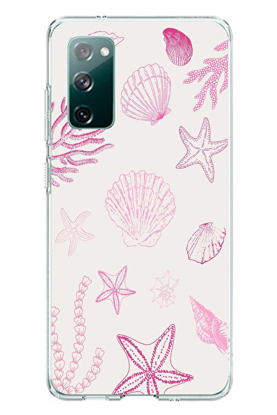 TechTree حافظة سيليكون متوافقة مع هاتف سامسونج جالاكسي S20 FE باللون الوردي و...