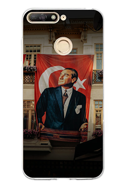 TechTree حافظة سيليكون لهاتف هواوي Y6 2018 - هونور 7A متوافقة مع ديف برايت بت...