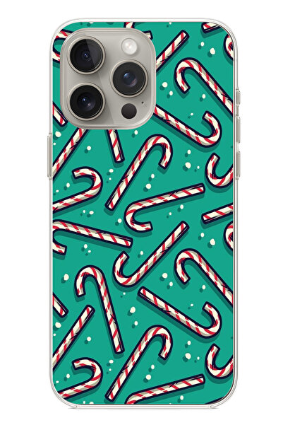 TechTree حافظة سيليكون مطبوع متوافقة مع هاتف iPhone 15 PRO MAX مع حلوى عيد ال...