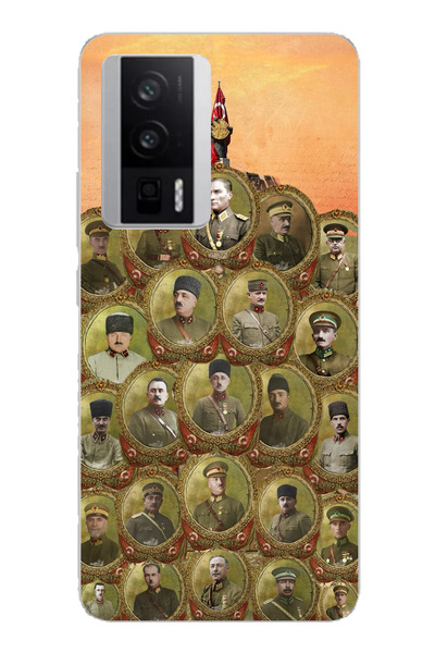 TechTree Poco F5 Pro Compatible Ataturk and Liberation War Commanders Printed...