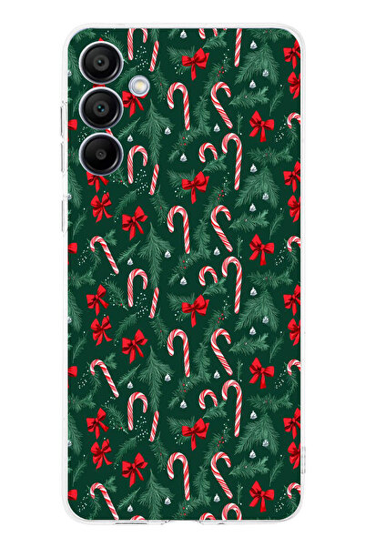 TechTree حافظة سيليكون متوافقة مع هاتف سامسونج جالاكسي A16 لعيد الميلاد وشجرة...