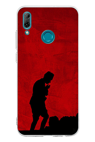 TechTree حافظة سيليكون أتاتورك مطبوع متوافقة مع هاتف هواوي بي سمارت 2019 مع ت...