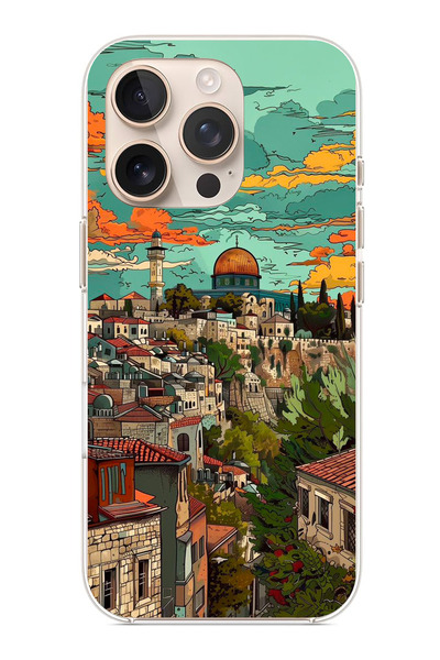 TechTree حافظة سيليكون متوافقة مع هاتف iPhone 16 PRO MAX من Free Palestine وK...