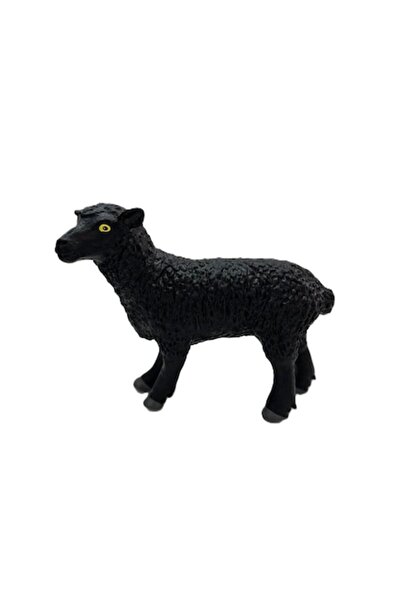 OEM Figurină din cauciuc, GHEMOTOC®, Animale domestice, 26x19 cm, Oaie neagră