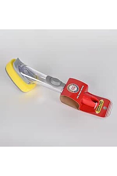 Generic Kitchen Cleaning Sponge with Long Plastic Handle