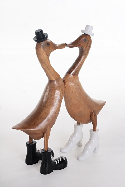 Mondschein Damat Gelin Ördek Çifti ( 50,5 x 42 x 16 Cm )