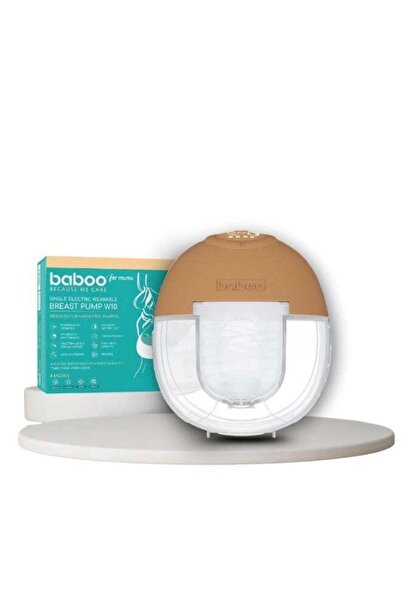 Baboo مضخة ثدي كهربائية فردية قابلة للارتداء بدون استخدام اليدين - 180 مل - ل...