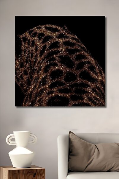 Teona Ahşap Işıltılı Soyut Sanat Ahşap Dekoratif Ev,Antre,Salon,Ofis,Mutfak,Yatak Odası Tablo