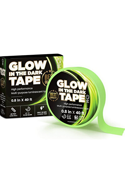 Teno ® phosphorescent tape, for home/bike/car decoration, 1.2 m, green