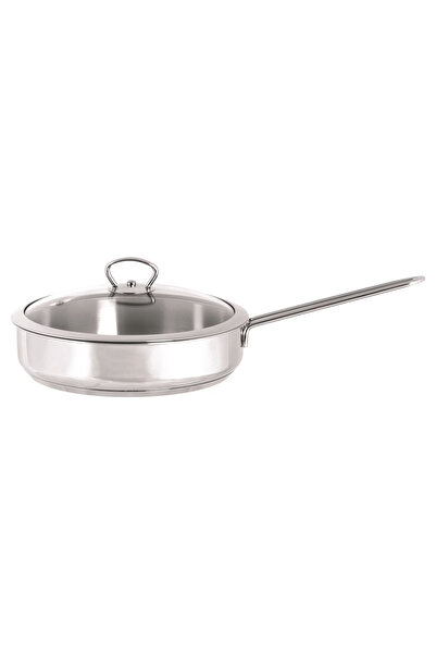 Metalac Tigaie 2,4l cu capac din sticla Kulinaria inox/24cm/2,4l