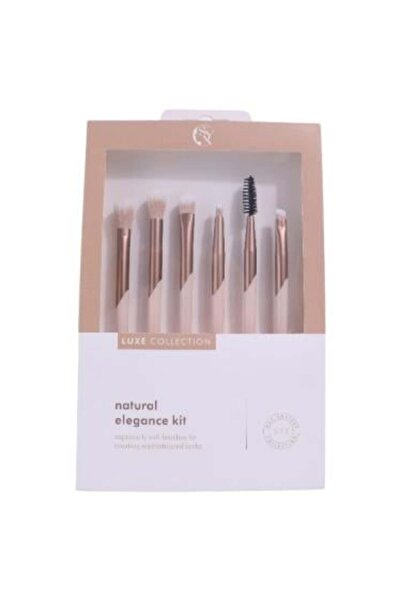 BEAUTY SYSTEM مجموعة فرش مكياج العيون - 6 قطع | لون عشوائي