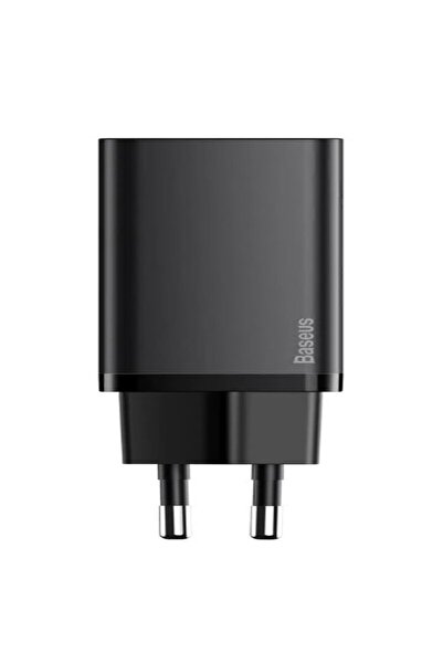 Baseus Incarcator Retea CCGAN2L-B01, 65W, USB si Type-C, Negru