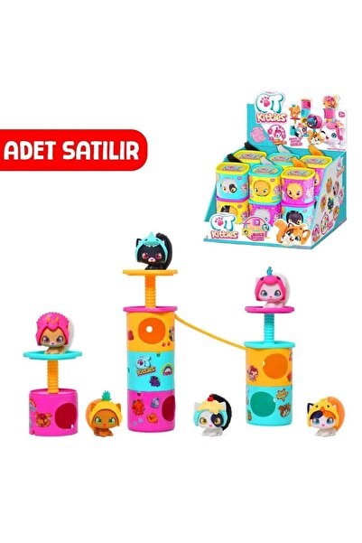 Luminoo SEVİMLİ MİNİ MEGA QT KİTTİES RENKLİ YAVRU KEDİ SÜRPRİZ AKSESUARLI