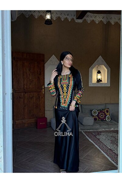 Orlina جلابية عسير الانيقة عانقي التراث بفخامة عصرية.. جلابية عسيرية تخطف الأنظار