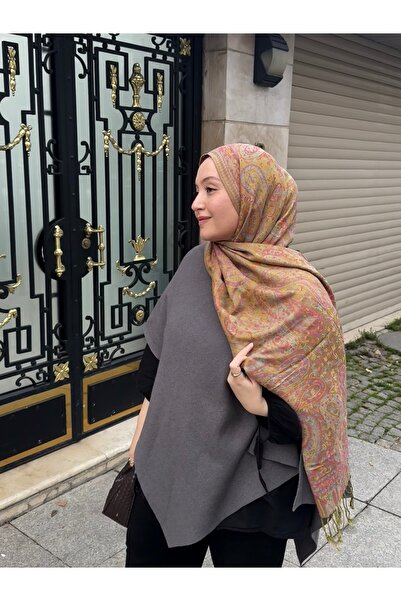 Shiraa Çift Taraflı Kaşmir Şal