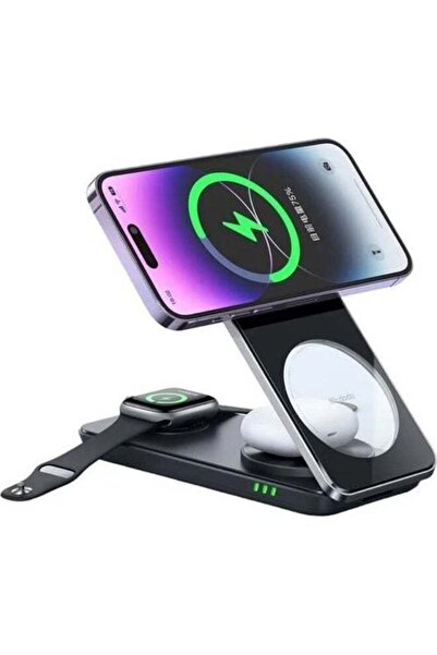 Shopi محطة الشحن اللاسلكي CH-1151 3 في 1