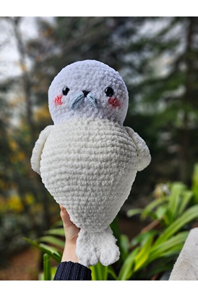 PearlDino Sevimli 48 cm yavru fok balığı hediyelik