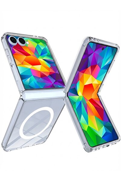 Case collection Samsung Galaxy Flip 7 Uyumlu Magsafe Özellikli Kılıf Korumalı...
