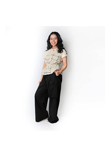 Mamnon Black wide pants