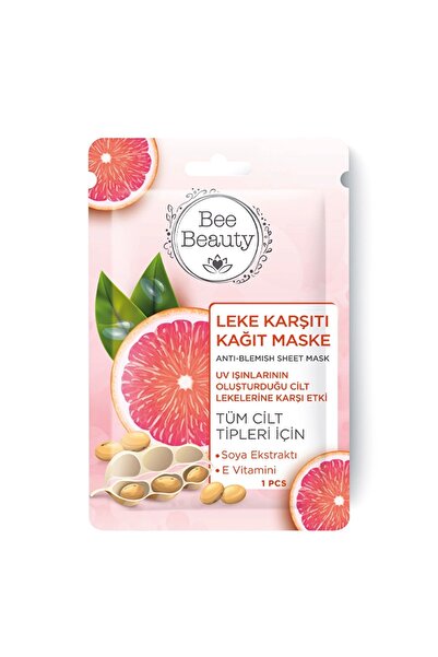 Bee Beauty Anti-pigmentation and spot-fighting face mask with soy extract and grapefruit (original products)