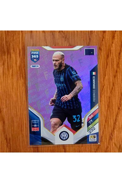 Panini بطاقة لعب فيديريكو ديماركو الوردية المفضلة لدى المشجعين لعام 2026 FAN14
