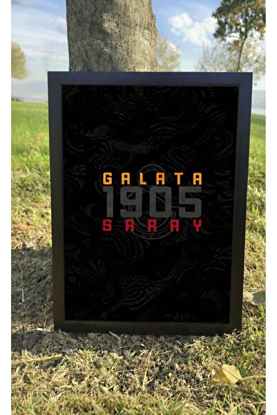 BuzzDesigns Galatasaray Temalı 1905 Posteri (Çerçeveli)