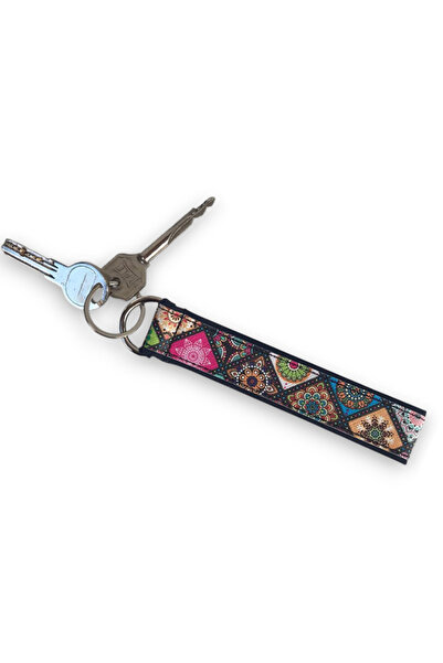 Wallery Bags Colorful Patterned Bracelet Keychain