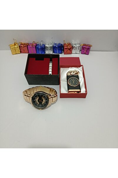 shop Lüks erkek kol saat ve çakmak