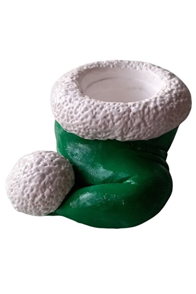 escoines koleksiyon Escoines Yılbaşı Noel Baba Ayakkabısı Dekoratif Biblo Kal...