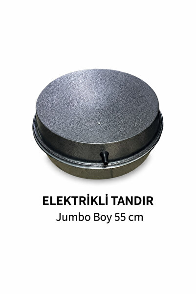 Elektrikli Tandır Gri Boyalı Jumbo Boy 55 Cm