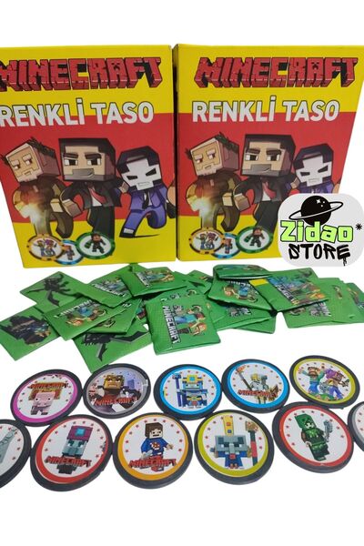 Emrah Gültekin Minecraft Taso 40’lı Renkli Büyük Set Hediye Paketinde Şeker v...