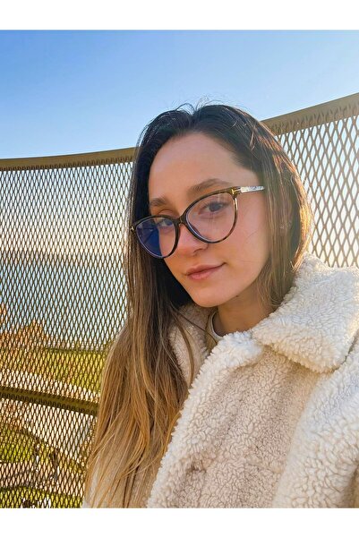 NORDIQ EYEWEAR & ACCESSORIES BLOOM - Popüler - Leopar Desenli - Mavi Işık Kor...