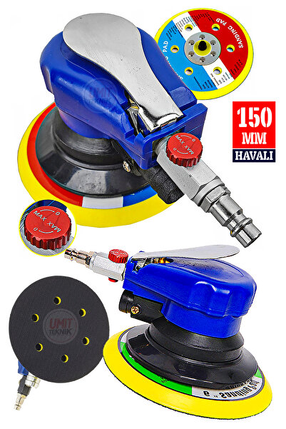 PROXTECH Oto ve Mobilya Yüksek Devir Havalı Eksantrik Zımpara Makinesi 150mm ...