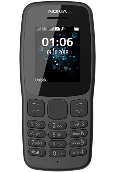 Nokia نوكيا 106 شريحتين لون اسود صناعة فيتنام ضمان سنتين