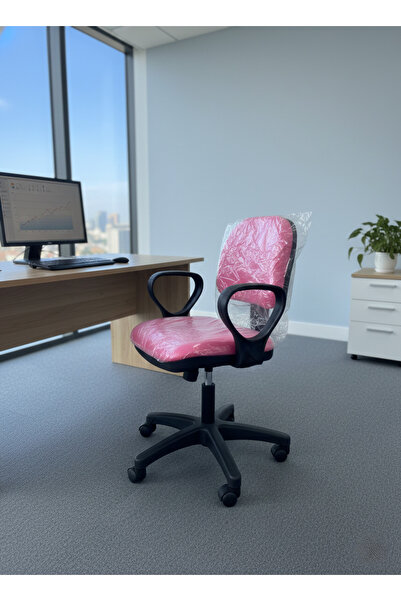 TRENDCORE Pembe Ofis Koltuğu, Çalışma Koltuğu, Öğrenci Koltuğu