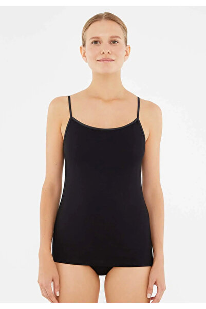 Dagi Women's 95% Cotton 5% Elastane Thin Strap Tank Top 2-Pack