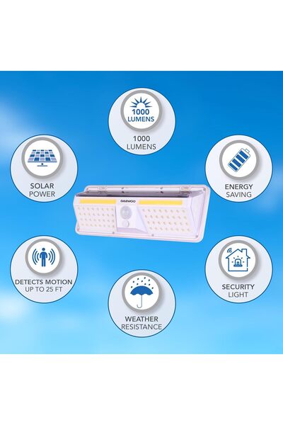 Westinghouse Westinghouse Solar Powered Safety Light – Outdoor Lighting with Motion Sensor | 2400mAh Battery, Weather Resistant