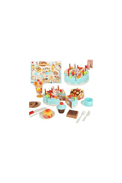kik Birthday Cake Cutting Kitchen 75 pcs. blue