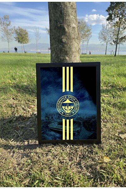 BuzzDesigns Fenerbahçe Stadyumu ve Armalı Tablo (Çerçeveli)