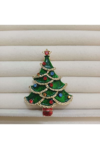 Store Çam ağacı broş