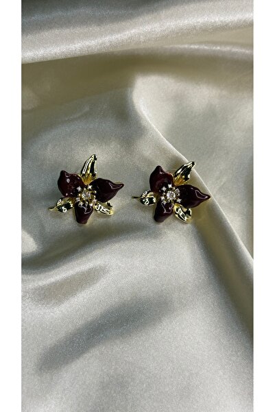 BUSİELLE JEWELRY أقراط بتفاصيل زهرية، أقراط بتصميم VIP