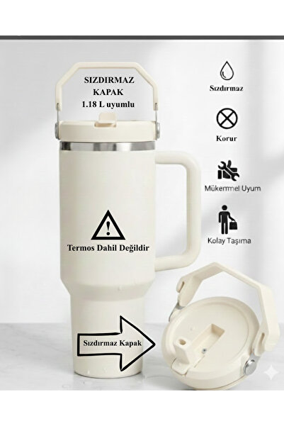 Gizmo Vibe Quencher 1.18 uyumlu 40 oz Pipetli Sızdırmaz Saplı Termos Kapağı S...