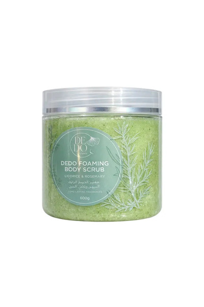 Dido مقشر السكر الرغوي من ديدو مع عرق السوس وإكليل الجبل (600 غرام)