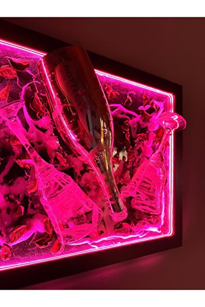 ArtisticDesigns EPOKSİ TABLO LED IŞIKLI (BOTTEGA) ŞIK TASARIM