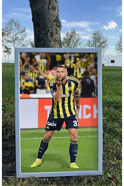 BuzzDesigns Fenerbahçe Temalı Milan Skriniar Tablosu Çerçeveli