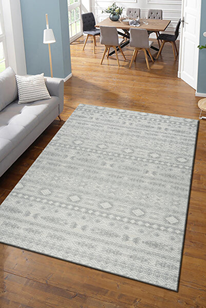 ANUTYA HOME Gri Bohem İskandinav Bukle Loop Sisal Kesme Koridor Mutfak Salon ...