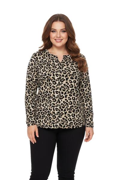 wearon tekstil Bluză modelată cu nasturi pentru femei BGL-ST05126