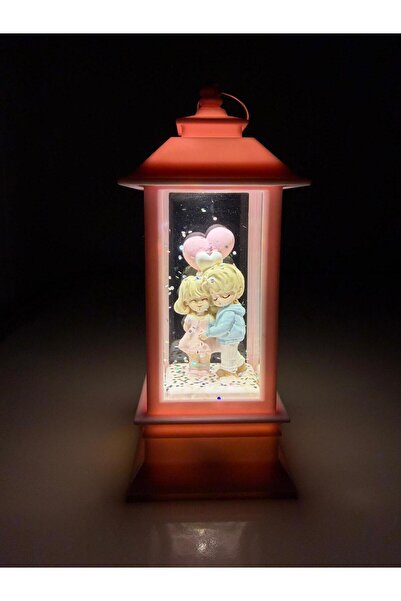 GONCA HEDİYELİK Işıklı Romantik Çocuk Figürlü Kar Küresi