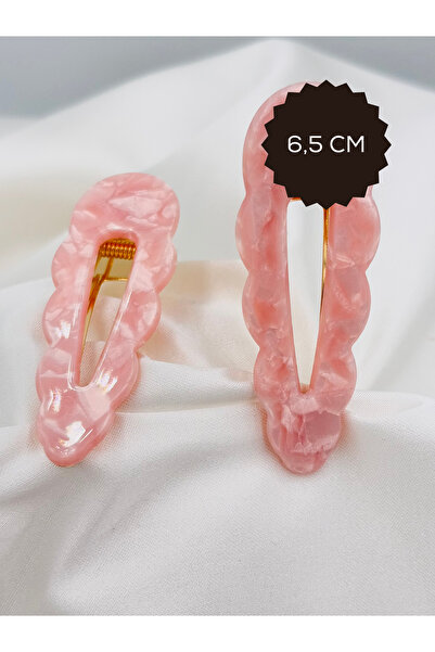 Raha Butik Set de 2 cleme metalice tip Bone, 6,5 cm